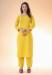 Picture of Comely Cotton Yellow Readymade Salwar Kameez