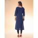 Picture of Classy Cotton Midnight Blue Readymade Salwar Kameez