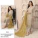 Picture of Superb Georgette Tan Straight Cut Salwar Kameez