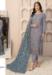 Picture of Georgette Slate Grey Straight Cut Salwar Kameez