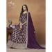 Picture of Magnificent Chiffon Brown Anarkali Salwar Kameez