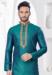 Picture of Statuesque Silk Teal Kurtas