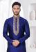 Picture of Fine Silk Dark Slate Blue Kurtas