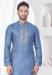 Picture of Ideal Silk Steel Blue Kurtas