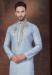 Picture of Radiant Silk Light Steel Blue Kurtas