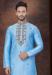 Picture of Fascinating Silk Light Blue Kurtas