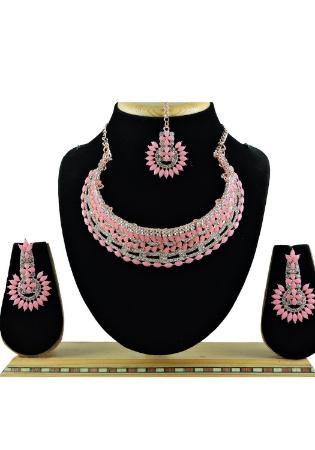 Picture of Splendid Rosy Brown Necklace Set