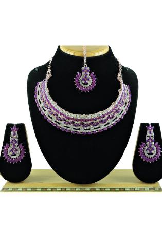 Picture of Beauteous Dim Gray Necklace Set