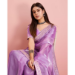 Picture of Fine Chiffon Plum Saree