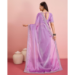 Picture of Fine Chiffon Plum Saree