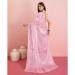 Picture of Beautiful Chiffon Pale Violet Red Saree