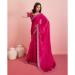 Picture of Classy Chiffon Deep Pink Saree