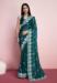 Picture of Nice Chiffon Dark Green Saree