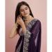 Picture of Lovely Georgette Purple Saree