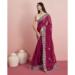 Picture of Sightly Georgette Deep Pink Saree