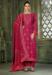 Picture of Comely Chiffon Crimson Straight Cut Salwar Kameez