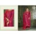 Picture of Comely Chiffon Crimson Straight Cut Salwar Kameez