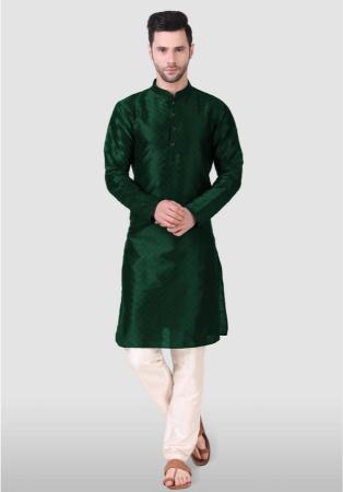 Picture of Comely Silk Sea Green Kurtas