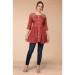 Picture of Charming Chiffon Indian Red Kurtis & Tunic