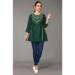 Picture of Excellent Chiffon Sea Green Kurtis & Tunic