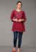 Picture of Exquisite Chiffon Maroon Kurtis & Tunic