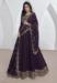 Picture of Marvelous Silk Dark Slate Grey Readymade Salwar Kameez