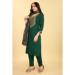 Picture of Comely Silk Sea Green Readymade Salwar Kameez