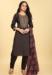 Picture of Sightly Silk Black Readymade Salwar Kameez