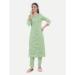 Picture of Pleasing Silk Dark Sea Green Readymade Salwar Kameez