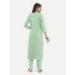 Picture of Appealing Silk Dark Sea Green Readymade Salwar Kameez