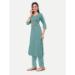 Picture of Classy Cotton Cadet Blue Kurtis & Tunic