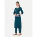 Picture of Exquisite Cotton Midnight Blue Kurtis & Tunic