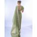 Picture of Wonderful Chiffon & Satin Grey Saree