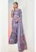 Picture of Statuesque Georgette Light Slate Grey Saree