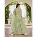 Picture of Beautiful Georgette Dark Sea Green Lehenga Choli