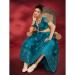 Picture of Gorgeous Net Teal Lehenga Choli