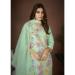 Picture of Organza Medium Spring Green Readymade Salwar Kameez