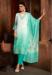 Picture of Organza Light Steel Blue Readymade Salwar Kameez