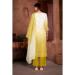 Picture of Shapely Organza Off White Readymade Salwar Kameez