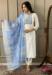 Picture of Pleasing Chiffon Off White Readymade Salwar Kameez