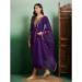 Picture of Admirable Chiffon Purple Readymade Salwar Kameez