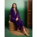 Picture of Admirable Chiffon Purple Readymade Salwar Kameez