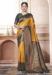 Picture of Pleasing Silk Saddle Brown Saree