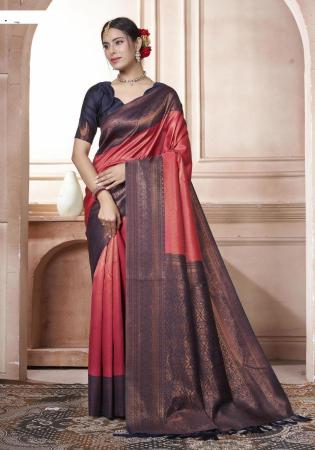 Picture of Classy Silk Chocolate Saree