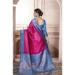 Picture of Well Formed Silk Pale Violet Red Saree