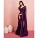 Picture of Marvelous Georgette Purple Saree