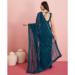 Picture of Pleasing Georgette Navy Blue Saree