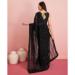 Picture of Ideal Georgette Black Saree