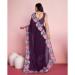 Picture of Graceful Georgette Purple Saree