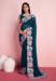 Picture of Shapely Georgette Navy Blue Saree